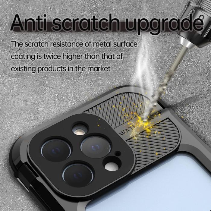 Bild 2, ShellBox ShellBox iPhone 13 Pro MagSafe IP68 Aluminium Vattentät Skal Svart - Teknikhallen.se