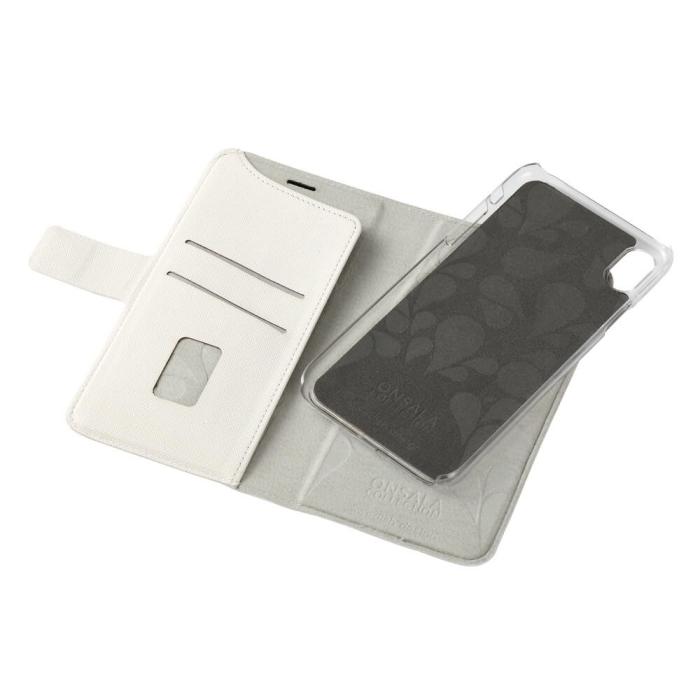 Bild 3, Onsala ONSALA iPhone XR 2in1 Magnet Fodral / Skal Saffiano White - Teknikhallen.se