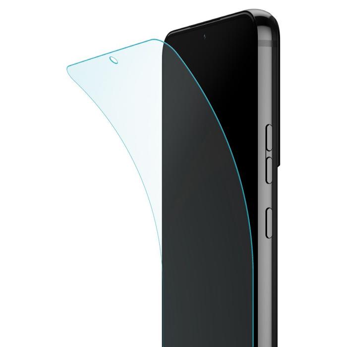 Bild 5, Spigen Spigen Samsung Galaxy S22 Ultra 2-PACK NeoFlex Skärmskydd - Teknikhallen.se