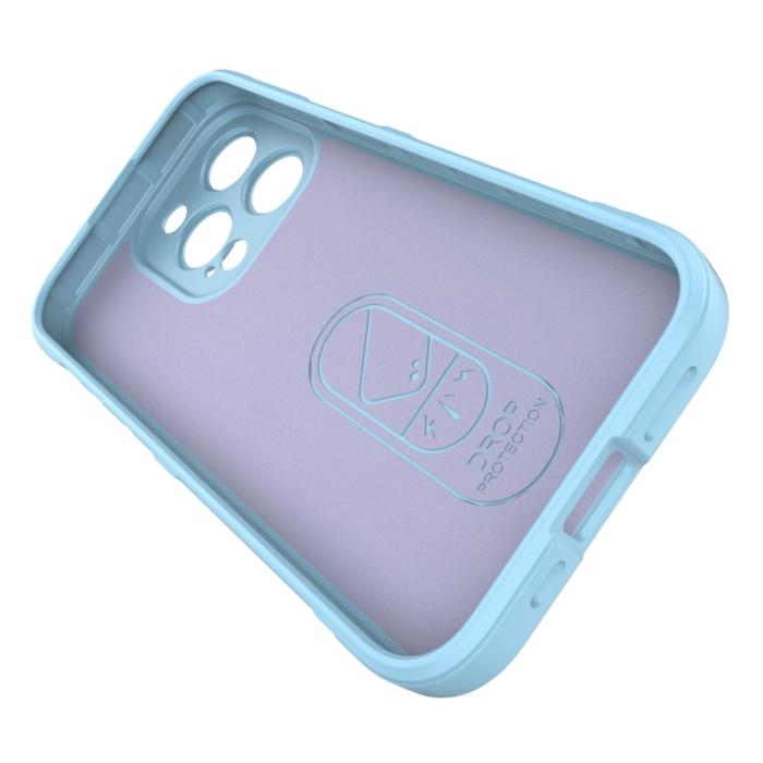 Bild 4,  iPhone 15 Pro Skal Magic Shield Ljus Blå - Teknikhallen.se