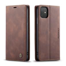 CASEME iPhone 11 - CASEME Pl&aring;nboksfodral - Brun - Teknikhallen.se