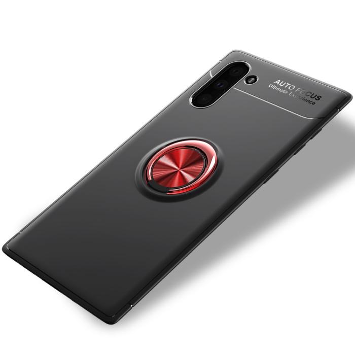Bild 2,  Samsung Galaxy Note 10 - Ring Skal - Svart/Röd - Teknikhallen.se