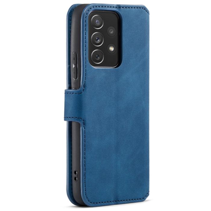 Bild 3, DG.MING DG.MING Samsung Galaxy A53 5G Fodral Retro Läder Blå - Teknikhallen.se