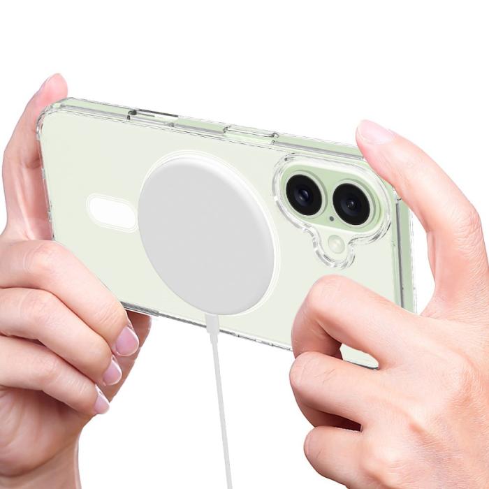 Bild 5,  iPhone 16 Skal MagSafe Akryl/TPU Transparent - Teknikhallen.se