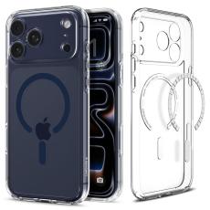 Spigen Spigen iPhone 17 Pro Skal MagSafe Ultra Hybrid Clear / Deep Blue - Teknikhallen.se