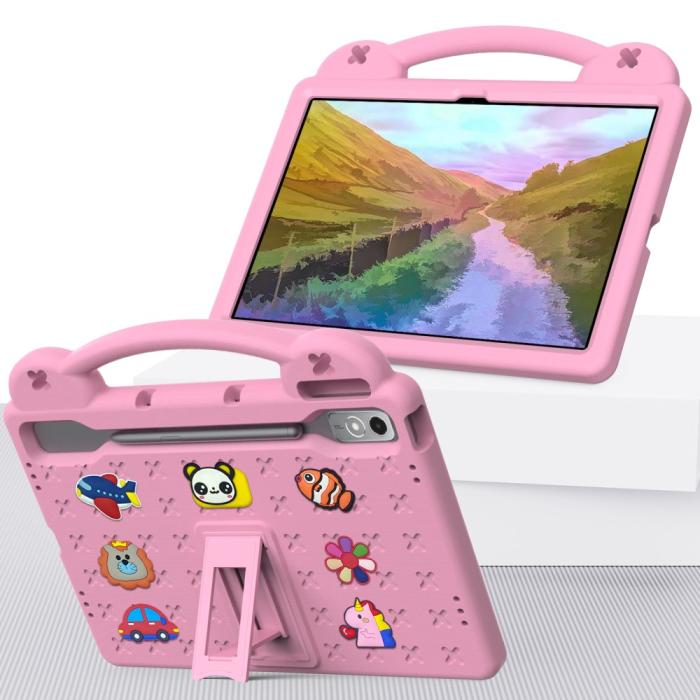 Bild 4,  Lenovo Tab P12 Skal EVA För Barn Ljus Rosa - Teknikhallen.se