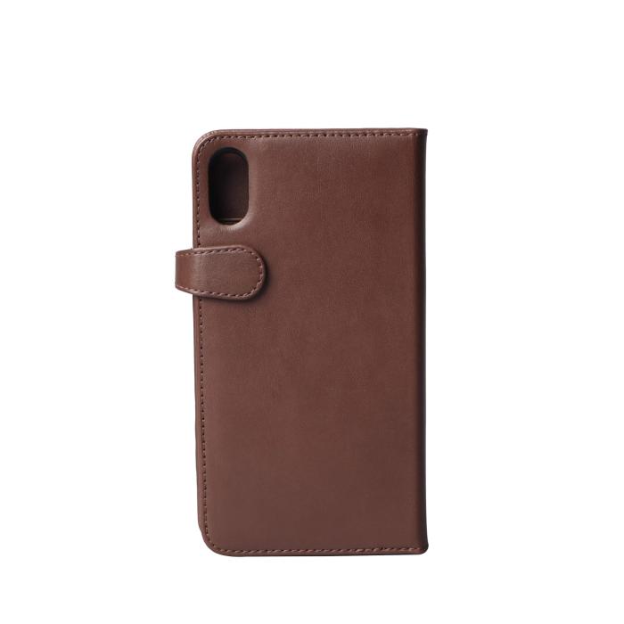 Bild 5, Buffalo Buffalo iPhone Xs Max Fodral 2in1 Äkta Läder Brun - Teknikhallen.se