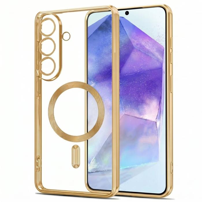 Bild 3, Tech-Protect Tech-Protect Galaxy A27 5G Skal MagSafe MagFlex Shiny Gold - Teknikhallen.se