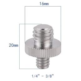 11-PACK 1/4" & 3/8" Skruv Adapter För Kamera - Teknikhallen.se