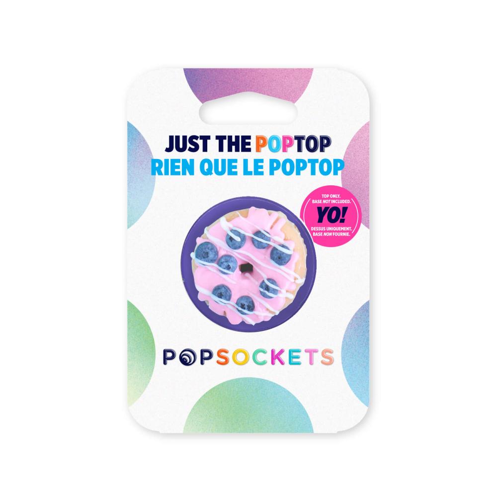 PopSockets PopSockets POPTOP endast lös Top Blueberry Donut - Teknikhallen.se