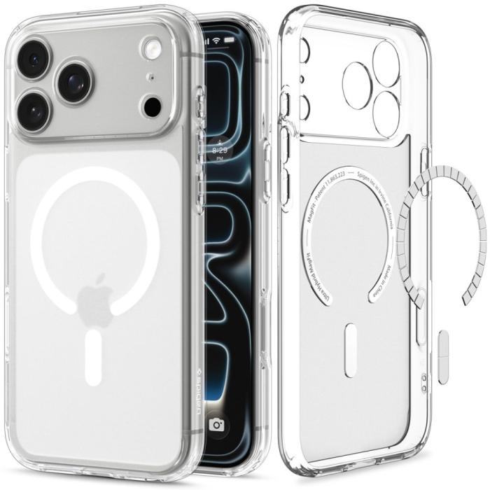 Bild 2, Spigen Spigen iPhone 18 Pro / 17 Pro Skal MagSafe Ultra Vit - Teknikhallen.se
