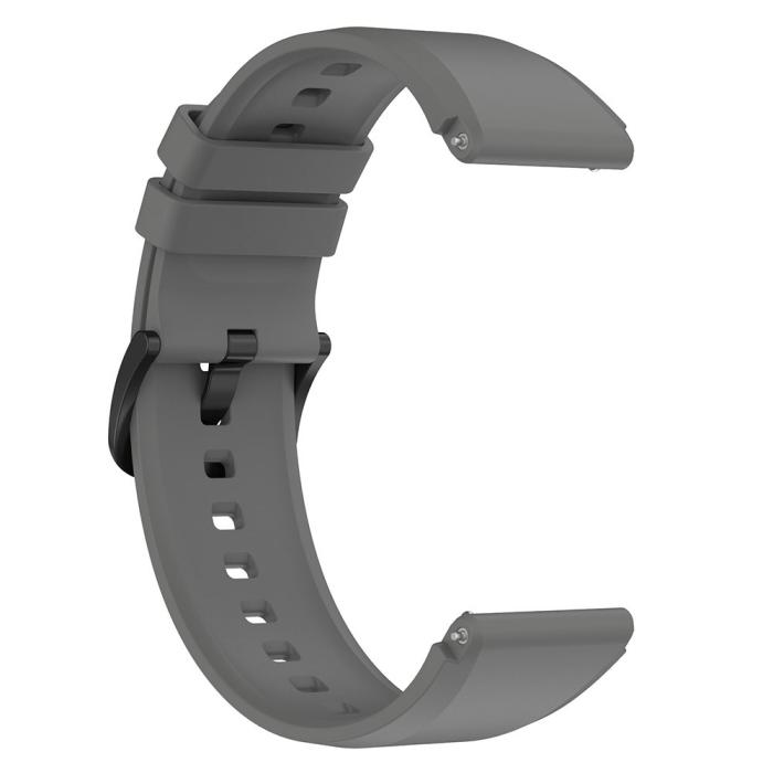Bild 5,  Silikon Armband Smartwatch (22 mm) Grå - Teknikhallen.se