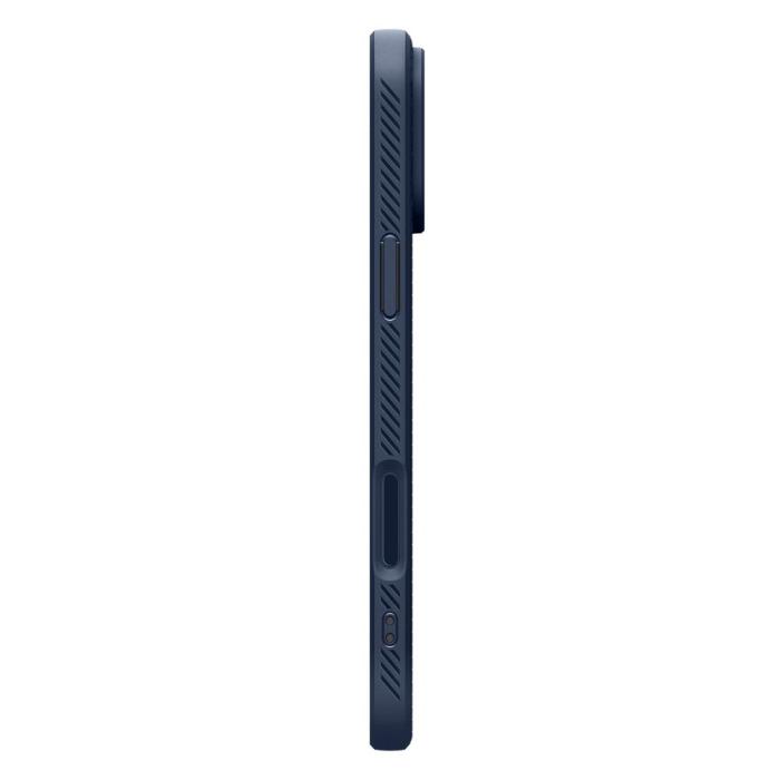 Bild 5, Spigen Spigen iPhone 17 Pro Skal Liquid Air Navy Blue - Teknikhallen.se