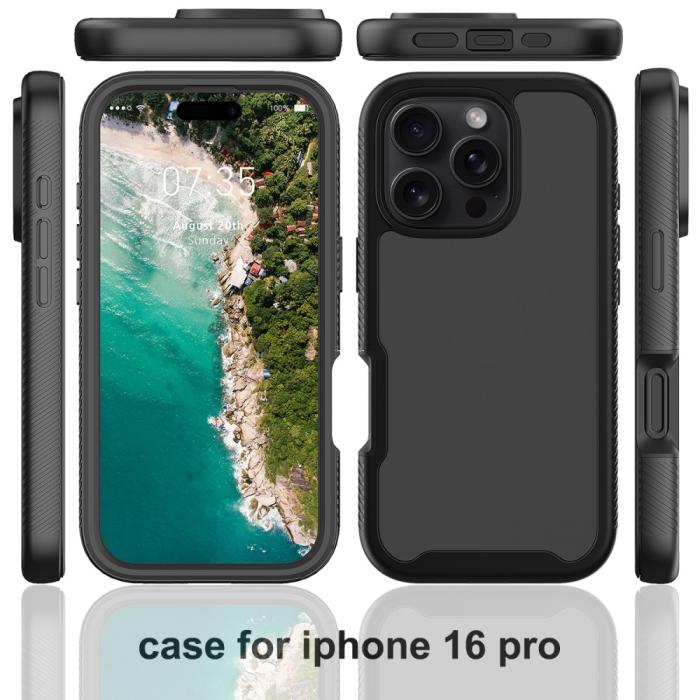 Bild 6,  iPhone 16 Pro Skal 360 Hybrid Defence Svart - Teknikhallen.se