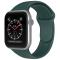 ColorPop Apple Watch 38/40/41 mm Silikon Armband (M/L) Mörk Grön - Teknikhallen.se