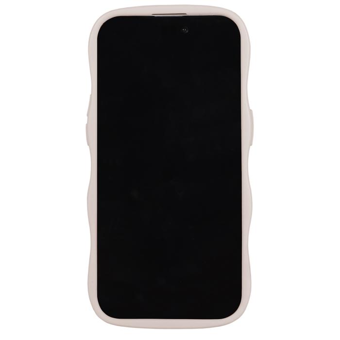 Bild 4, holdit holdit iPhone 14 Pro Max Skal Wavy Light Beige Transparent - Teknikhallen.se