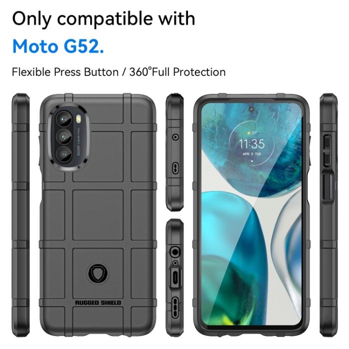 Bild 2,  Motorola Moto G52/G82 Skal Robust Svart - Teknikhallen.se