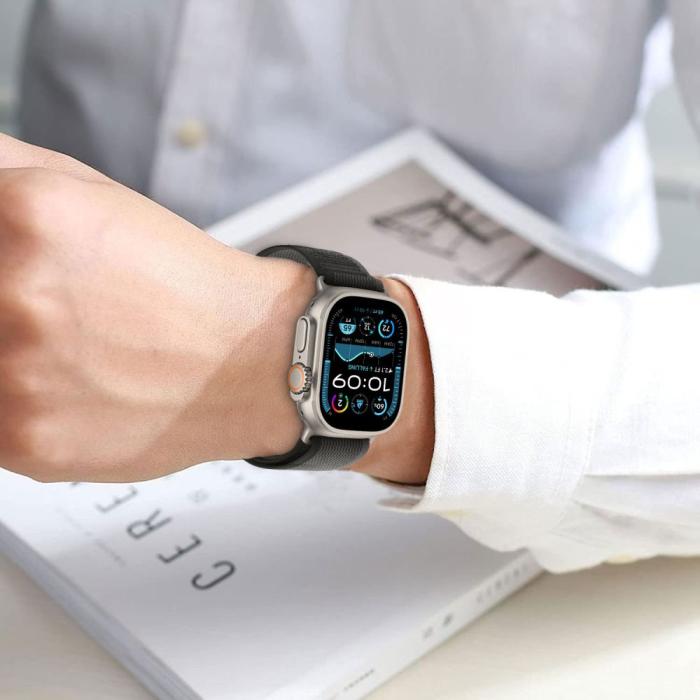 Bild 5, Tech-Protect Tech-Protect Apple Watch 42/44/45/46/49mm Armband Nylon Stripe - Teknikhallen.se