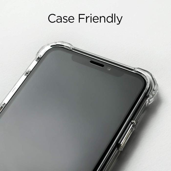 Bild 2, Spigen Spigen iPhone 11 Pro X / Xs Skärmskydd Glass FC Härdat Glas - Teknikhallen.se