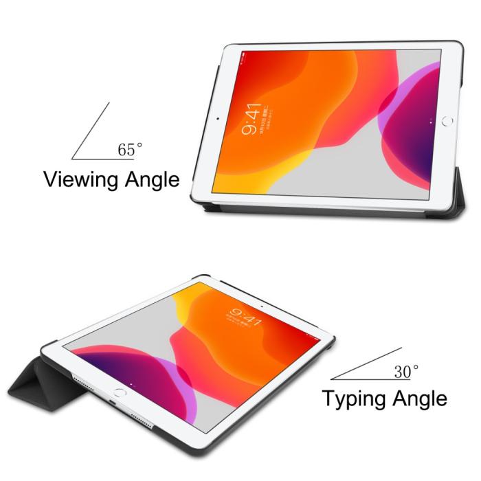 Bild 3,  iPad 10.2 2019/2020/2021 Fodral Tri-Fold Svart - Teknikhallen.se