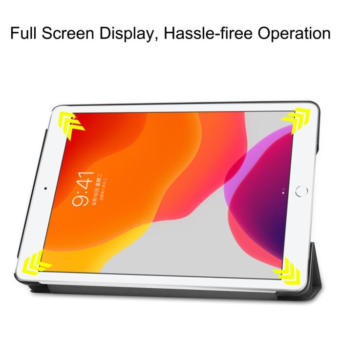Bild 4,  iPad 10.2 2019/2020/2021 Fodral Tri-Fold Svart - Teknikhallen.se