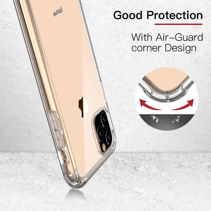 Bild 4,  iPhone 11 - Shockproof TPU Skal - Transparent - Teknikhallen.se