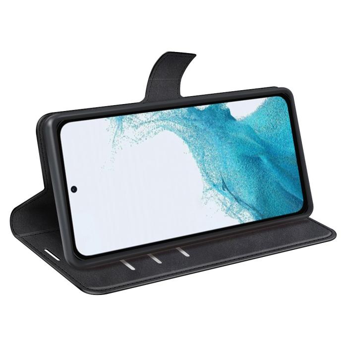 Bild 3,  Samsung Galaxy A54 5G Fodral Läder Svart - Teknikhallen.se