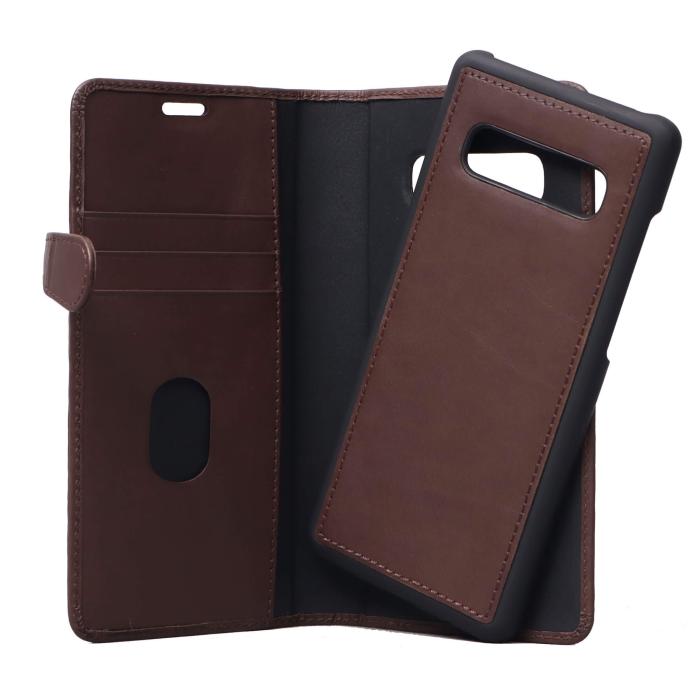 Bild 3, Buffalo Buffalo Samsung Galaxy S10 Fodral 2in1 Äkta Läder Brun - Teknikhallen.se