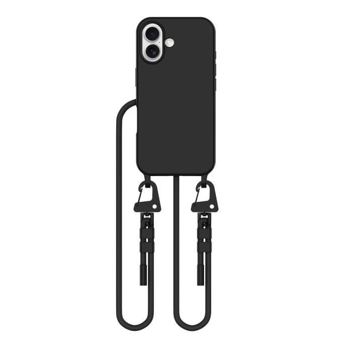 Bild 2, Tech-Protect Tech-Protect iPhone 16 Skal MagSafe MagNecklace Svart - Teknikhallen.se