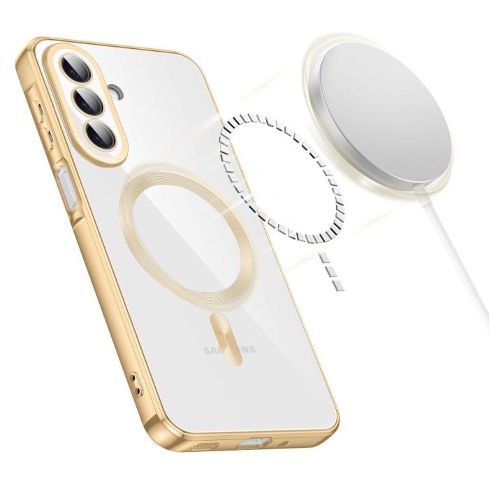 Bild 5, Tech-Protect Tech-Protect Galaxy A27 5G Skal MagSafe MagFlex Shiny Gold - Teknikhallen.se