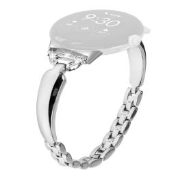  Google Pixel Watch / Watch 2 Metal Bling Armband Silver - Teknikhallen.se