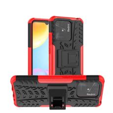  Xiaomi Redmi 10C Skal Ultimata St&ouml;tt&aring;ligt med St&ouml;d R&ouml;d - Teknikhallen.se