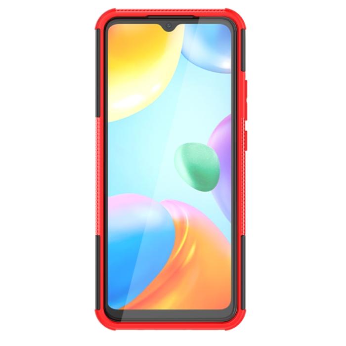 Bild 3,  Xiaomi Redmi 10C Skal Ultimata Stöttåligt med Stöd Röd - Teknikhallen.se