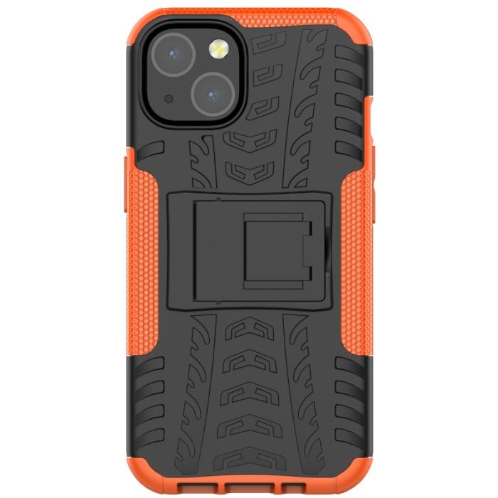 Bild 3,  iPhone 13 Skal Ultimata Stöttåligt med Stöd Orange - Teknikhallen.se