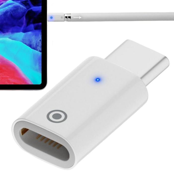 Bild 3,  Lightning Hona - USB-C Hane Adapter För Apple Pencil 1st Gen - Teknikhallen.se