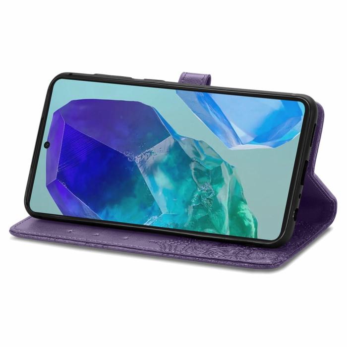Bild 3,  Samsung Galaxy A16 Fodral Med Mandala Tryck Lila - Teknikhallen.se