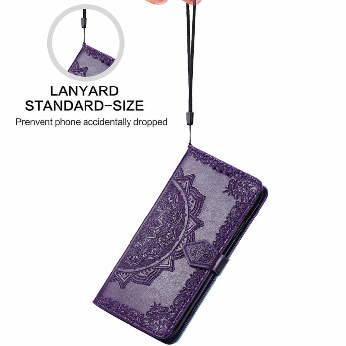 Bild 6,  Samsung Galaxy A16 Fodral Med Mandala Tryck Lila - Teknikhallen.se