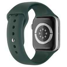 ColorPop Apple Watch 38/40/41/42 mm Silikon Armband (M/L) M&ouml;rk Gr&ouml;n - Teknikhallen.se