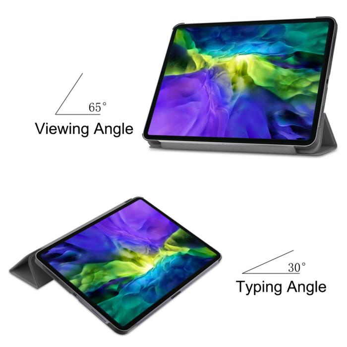 Bild 3,  iPad Air 2026-2020 / Pro 11 Fodral Tri-Fold Grå - Teknikhallen.se