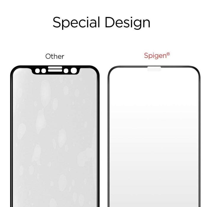 Bild 5, Spigen Spigen iPhone 11 Pro X / Xs Skärmskydd Glass FC Härdat Glas - Teknikhallen.se