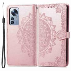  Xiaomi 12T / 12T Pro Fodral Mandala L&auml;der Ros&eacute;guld - Teknikhallen.se
