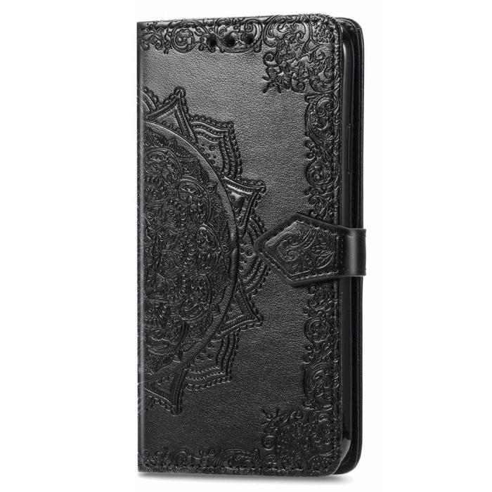 Bild 6,  Xiaomi 12T / 12T Pro Fodral Mandala Läder Svart - Teknikhallen.se