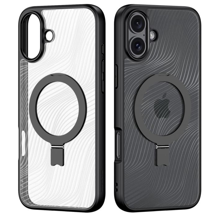 Bild 2, DUX DUCIS DUX DUCIS iPhone 16 Skal Kickstand Aimo Series Svart - Teknikhallen.se