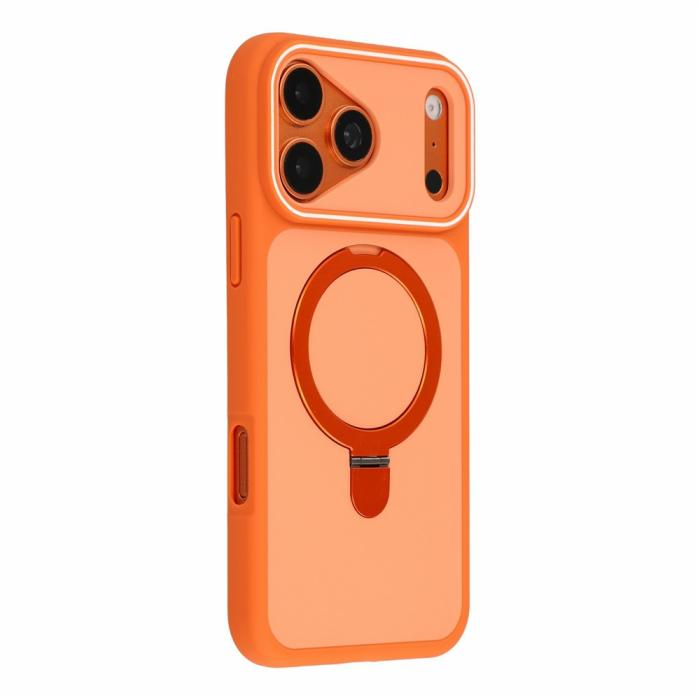 Bild 2,  iPhone 18 Pro Max/17 Pro Max Skal MagSafe Stativ Orange - Teknikhallen.se