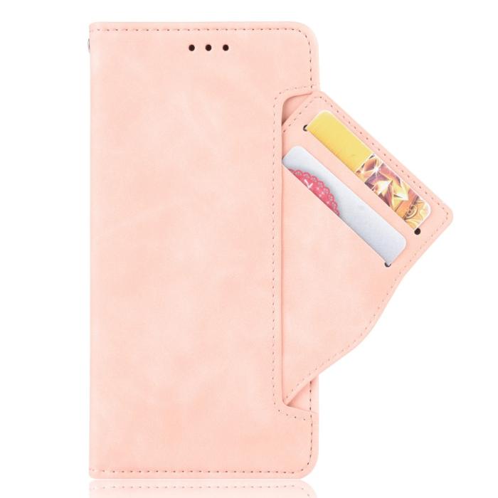 Bild 2,  Samsung Galaxy S22 Ultra Fodral Avtagbart Kortfodral Ljus Rosa - Teknikhallen.se