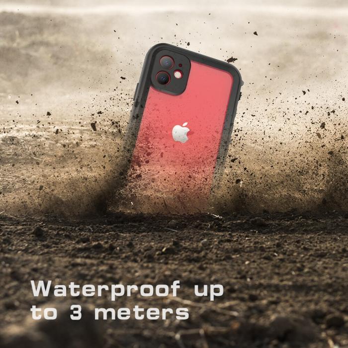 Bild 5, REDPEPPER REDPEPPER iPhone 11 Skal 360 Vattentätt IP68 Svart - Teknikhallen.se