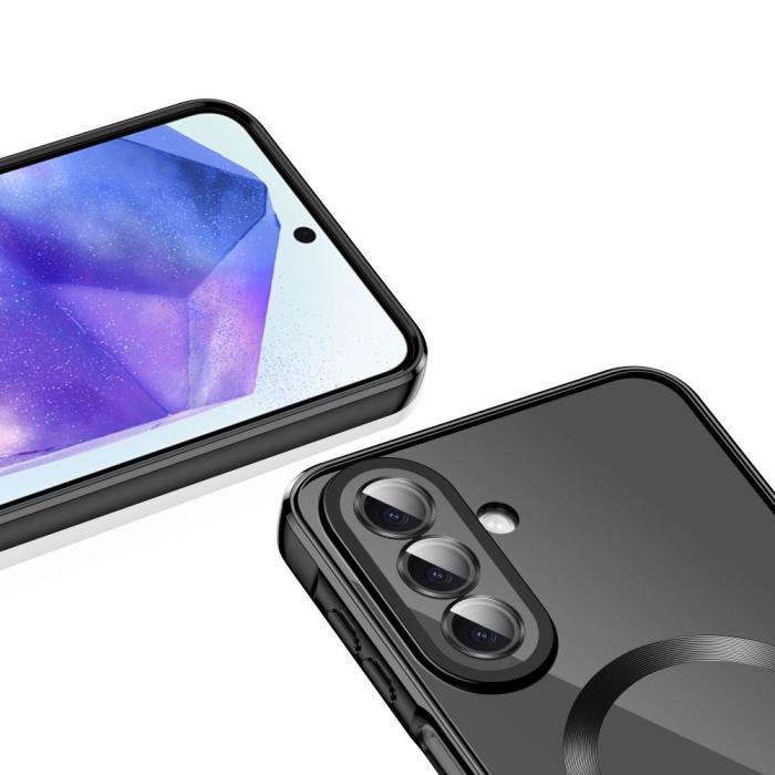 Bild 3, Tech-Protect Tech-Protect Galaxy A27 5G Skal MagSafe MagFlex Shiny Black - Teknikhallen.se