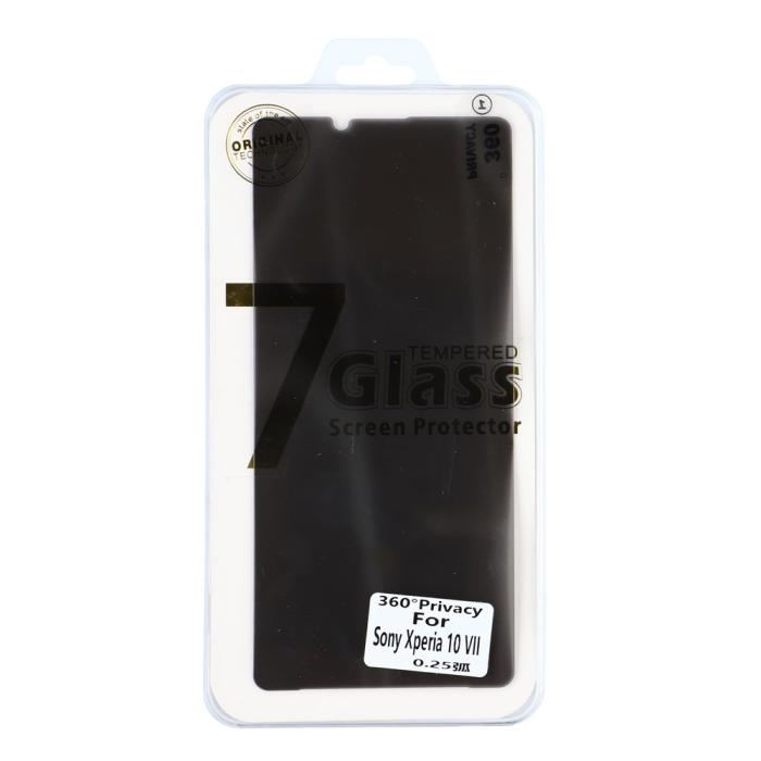 Bild 5,  Sony Xperia 10 VII Skärmskydd Härdat Glas Privacy - Teknikhallen.se