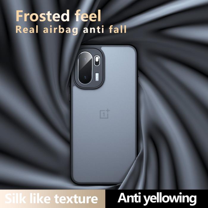 Bild 4,  OnePlus 15R Skal Hybrid Matt Transparent / Svart - Teknikhallen.se