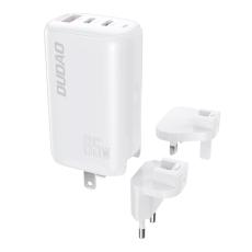 DUDAO Dudao 65W GaN 3in1 Reseadapter Laddare PD QC Vit - Teknikhallen.se